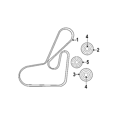 Додж калибр приводной ремень схема