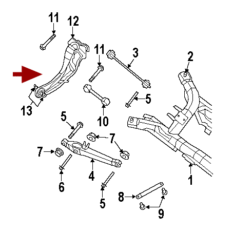 Схема подвески dodge caliber